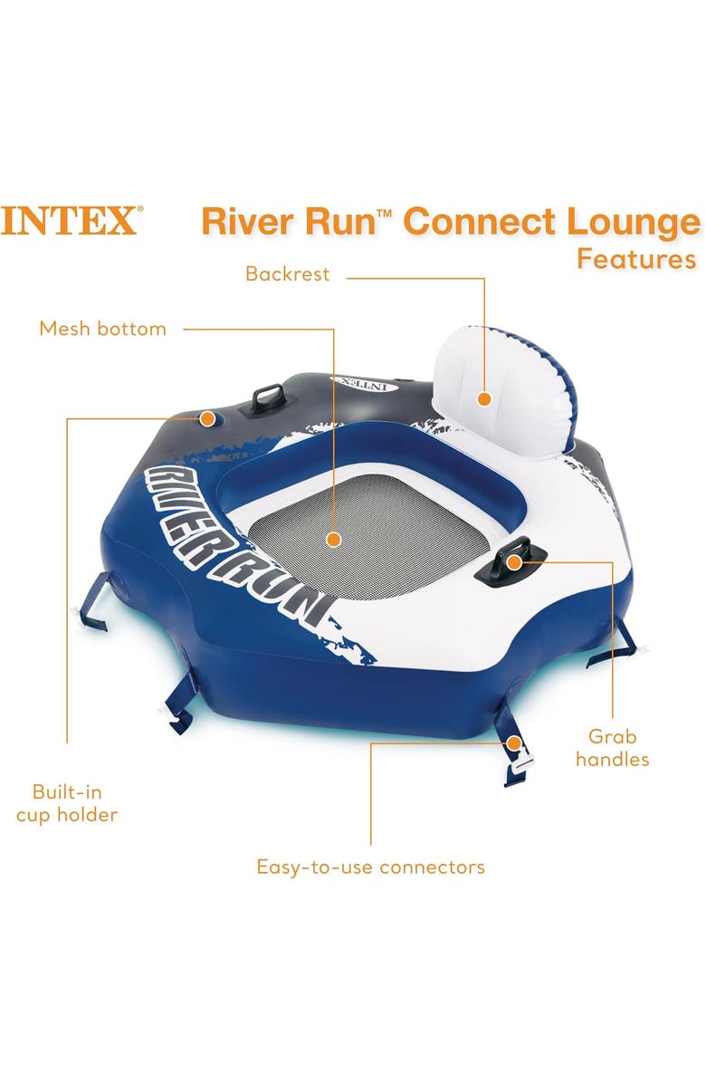 Intex River Run Connect Lounge, Ages 18+, Alternate, color, Multicolored