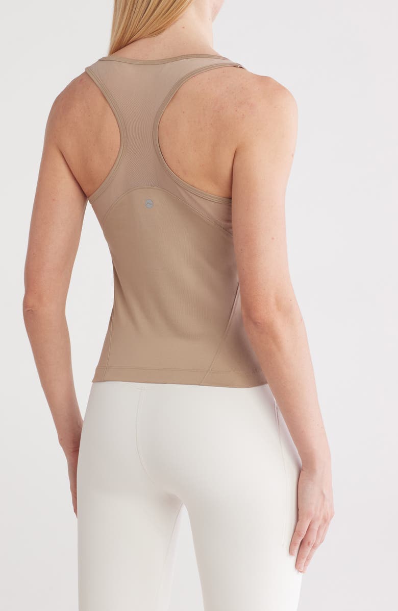 X by Gottex Racerback Tank, Alternate, color, Gravel