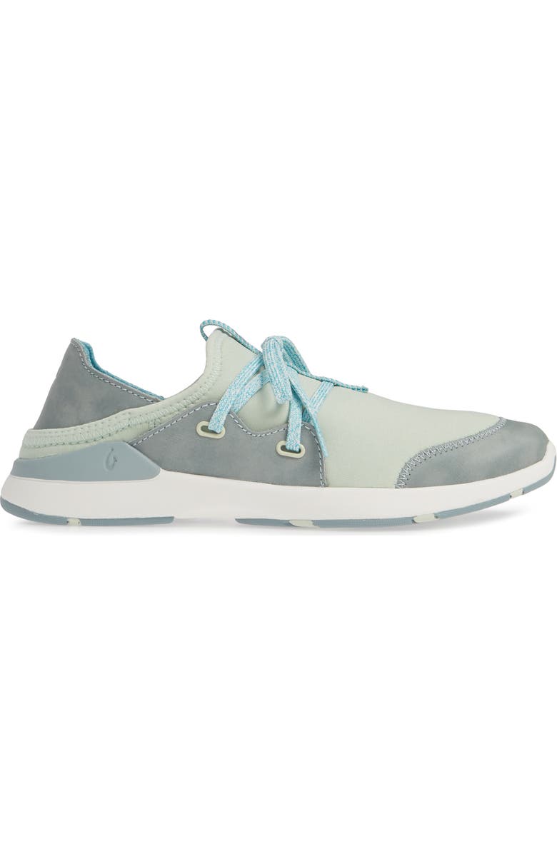 OluKai Miki Li Convertible Sneaker, Alternate, color, Pale Moss/ Dolphin Fabric