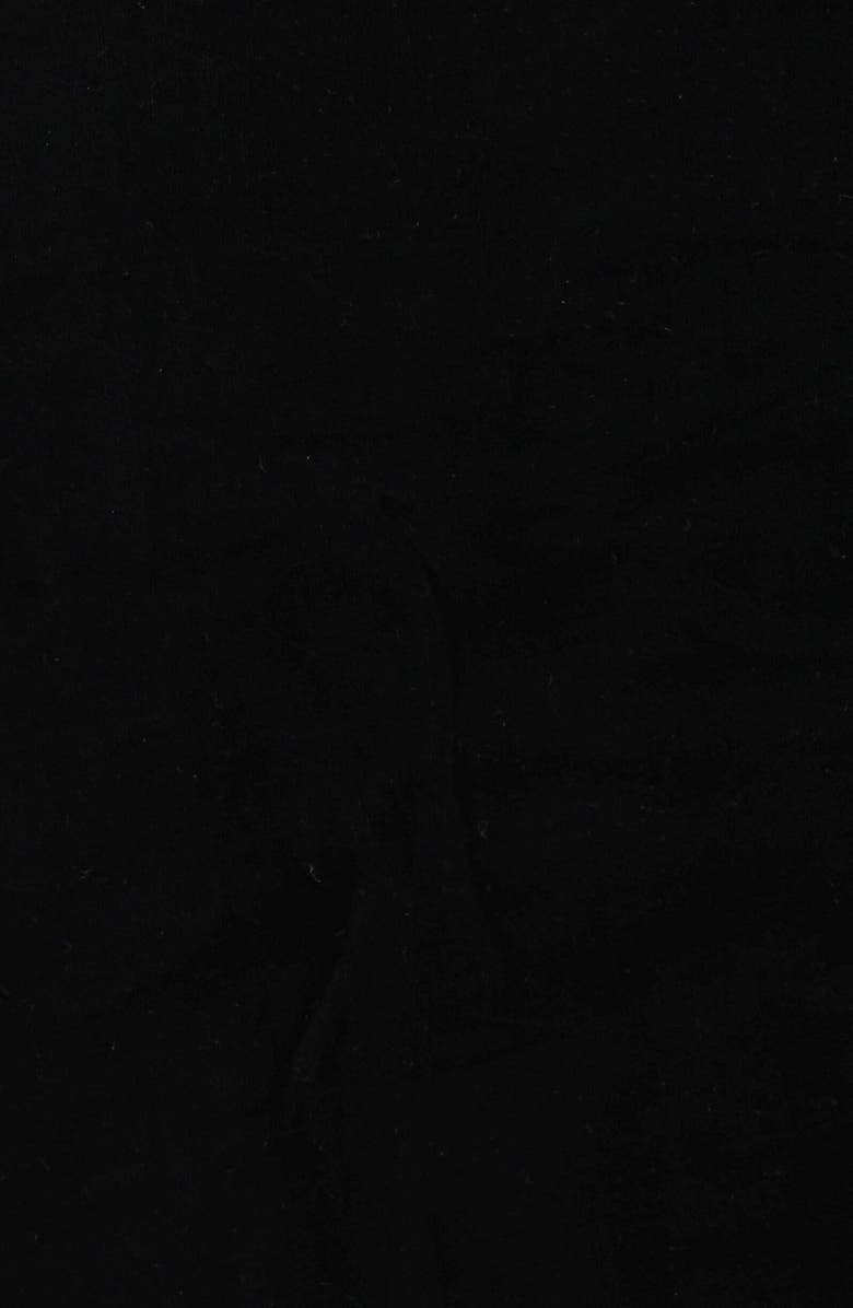 Petal & Pup Micah Cold Shoulder Velvet Dress, Alternate, color, Black