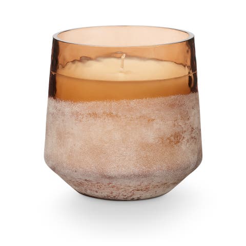 Beautifully Done Rhubarb Honey Baltic Glass Candle
