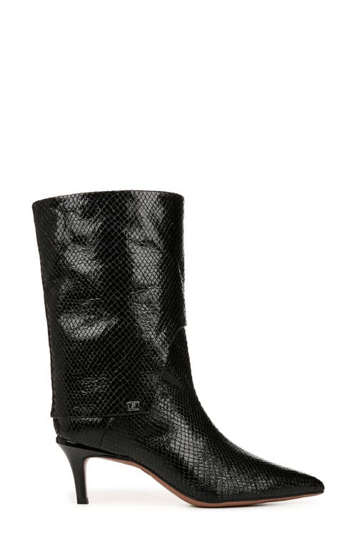 Franco Sarto Alberta Mid Shaft Boots In Black