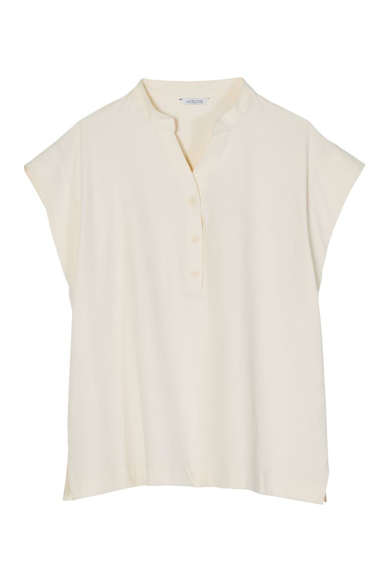 The Splitneck Shirt, Alternate, color, Cream