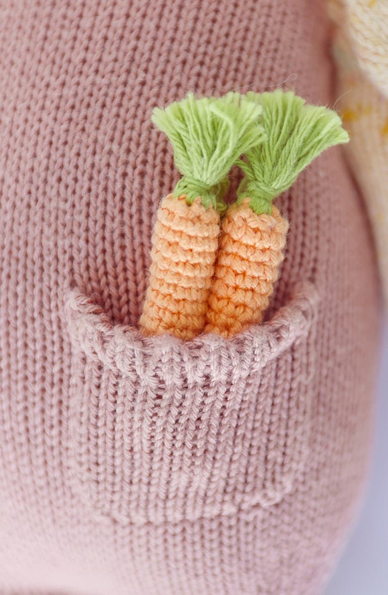 cuddle+kind Little Harper the Bunny Stuffed Animal, Alternate, color, Pink