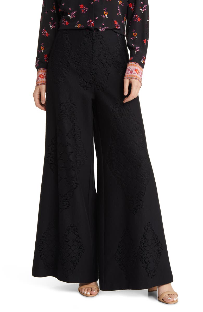 KOBI HALPERIN Morgan Lace Palazzo Pants, Main, color,