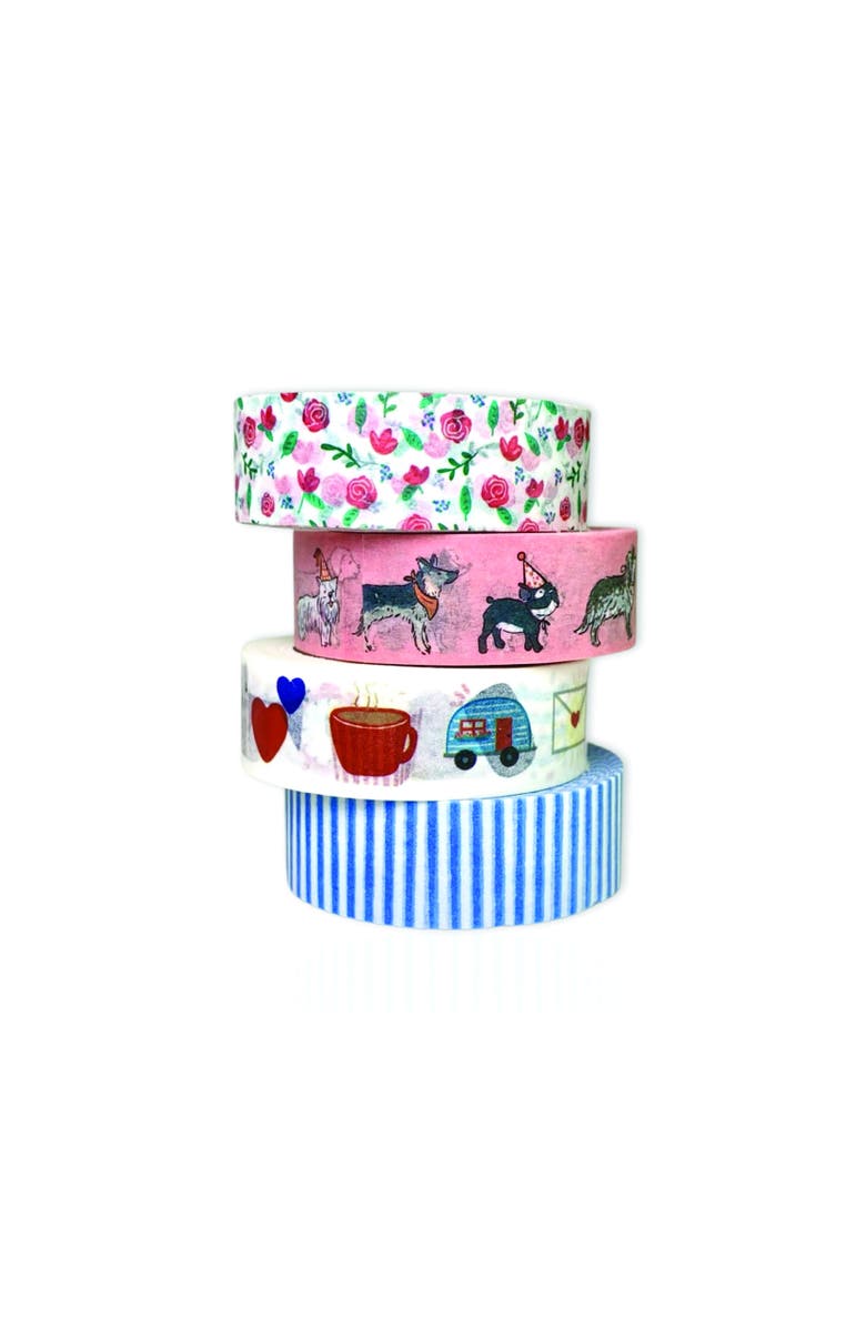 Ramus & Co Pink Everyday Masking Tape - 4ct Rolls, Assorted, Alternate, color,