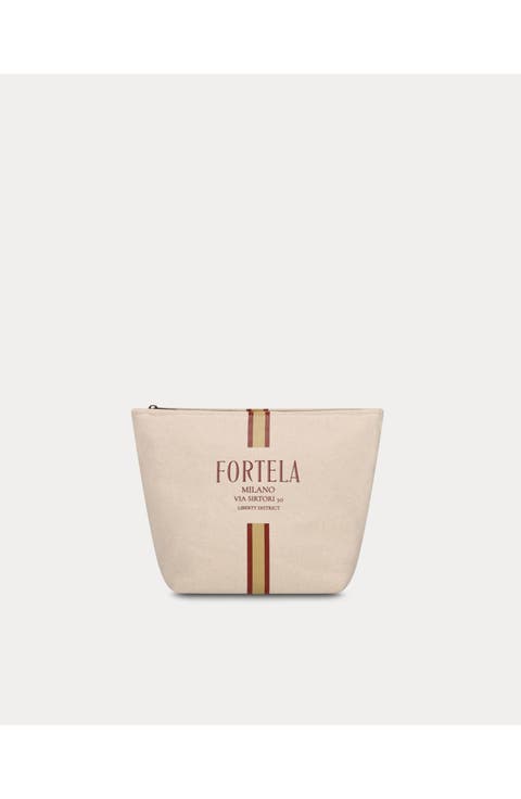 Pocketbag Medium Printed Logo Canvas Pochette