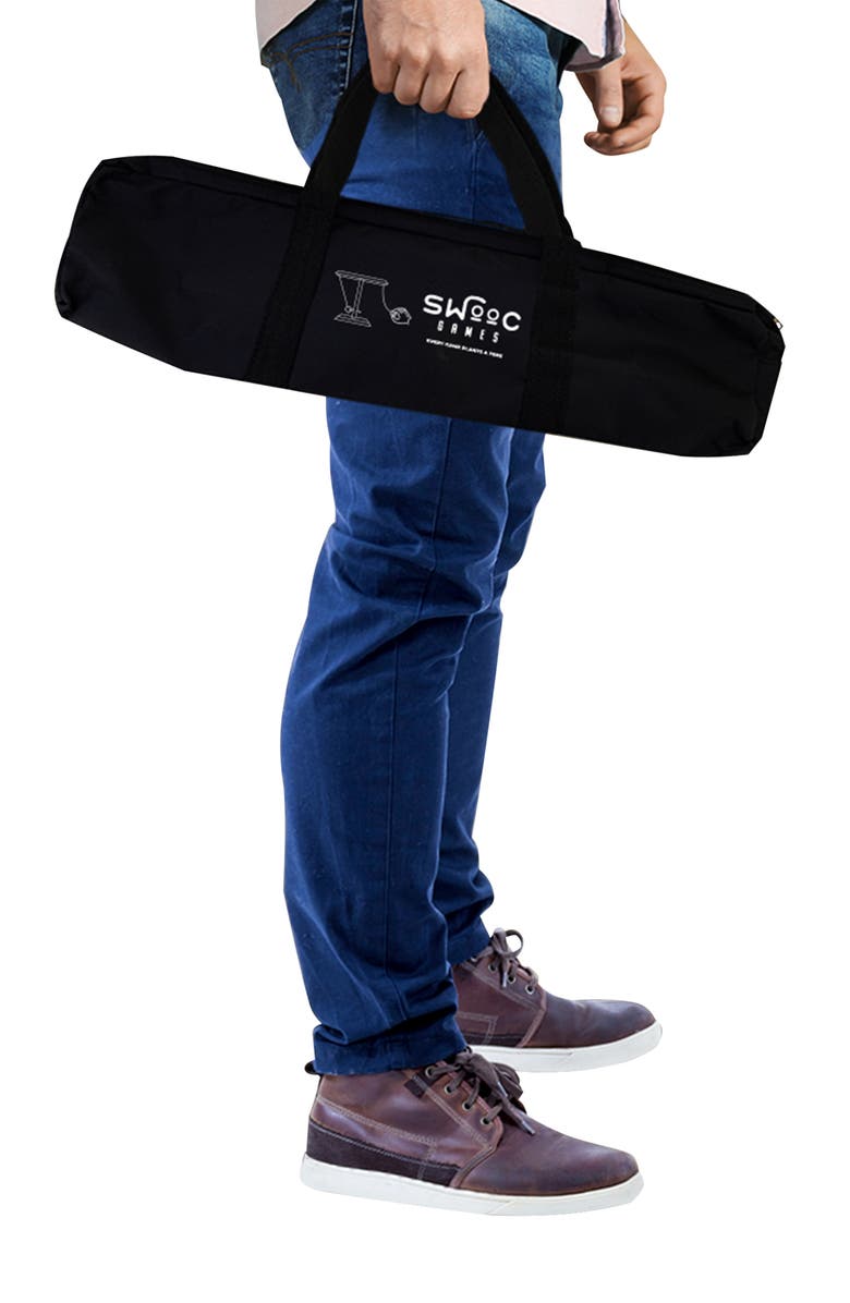 Swooc Games Battle Hooks | 2 Player Hook & Ring Game, Alternate, color, Brown