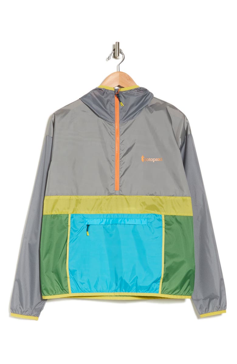 Cotopaxi Teca Hooded Half-Zip Windbreaker Jacket, Alternate, color,