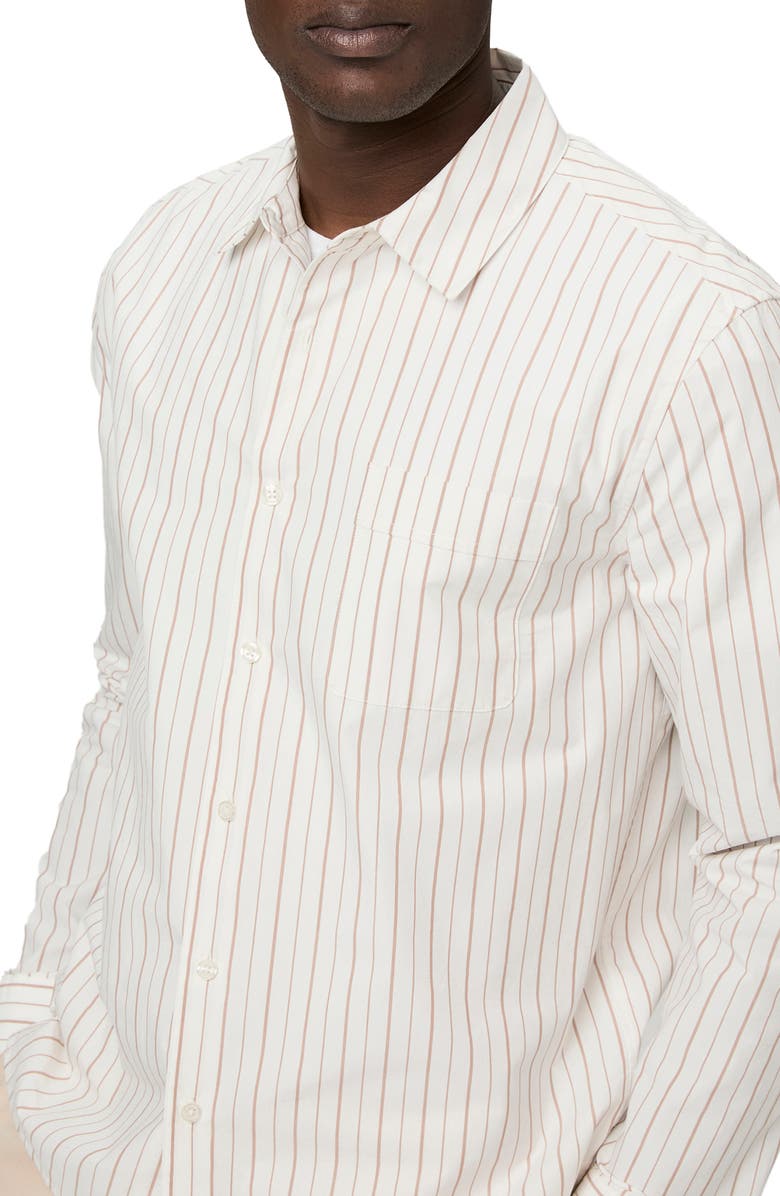 PAIGE Radovan Stripe Pima Cotton Button-Up Shirt, Alternate, color, Mesa Ridge Stripe