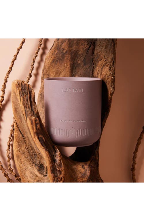 Caftari Scent Of Nirvana Meditation Candle In Pink