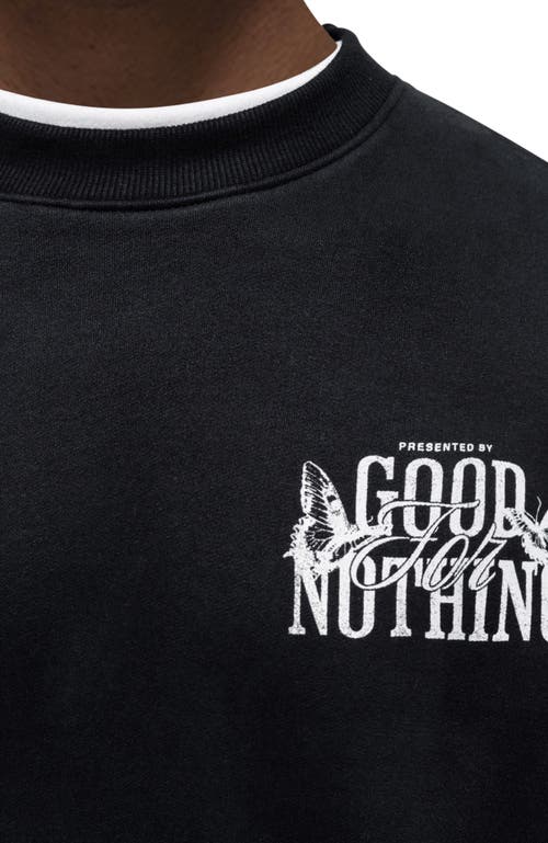 Good For Nothing Dakota Relaxed Sweatshirt In Black