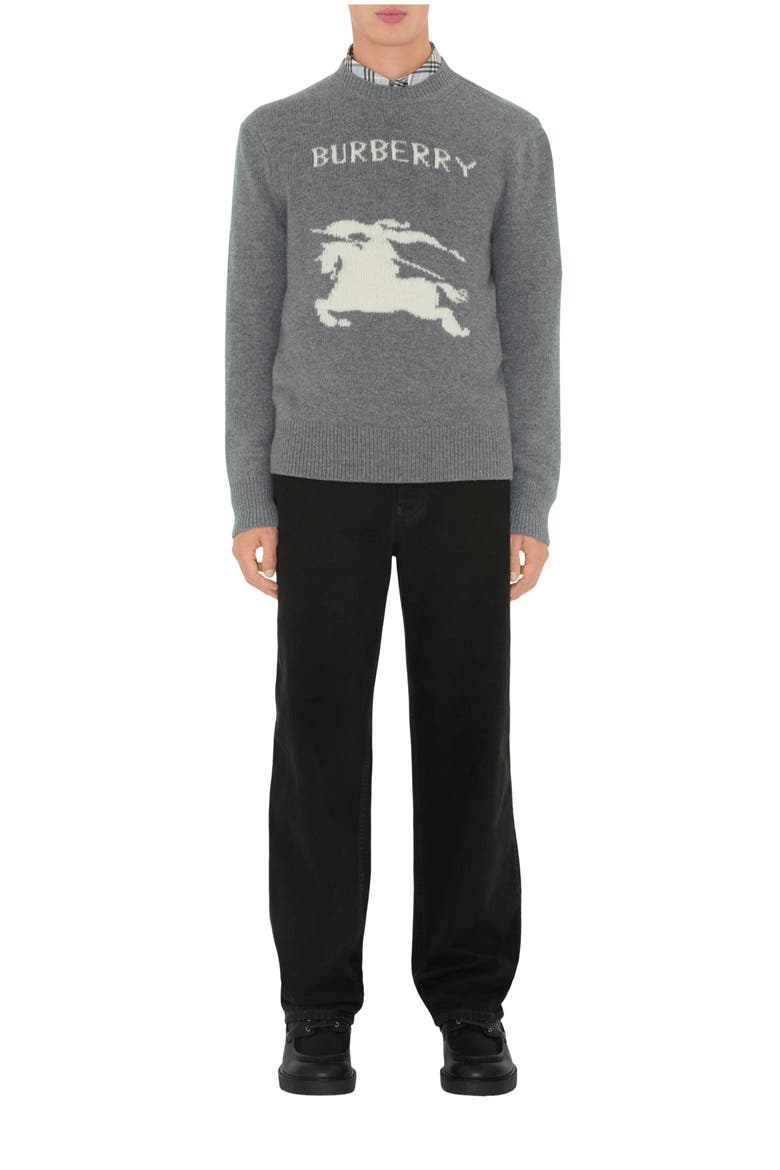 Knight Wool Cashmere Sweater, Main, color, Grey