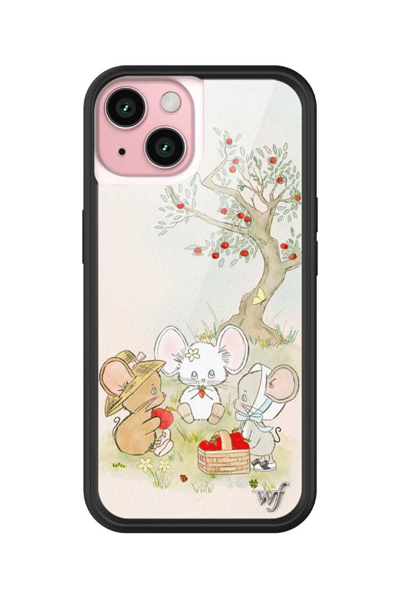 Mice Friends iPhone Case, Main, color, Tan