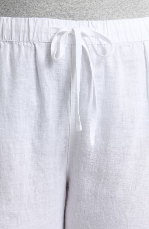 Caslonr Caslon(r) Tapered Linen Pants In White
