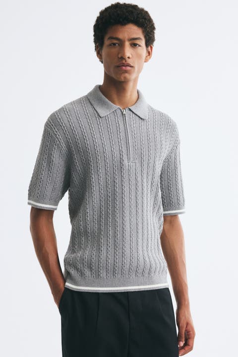 Relaxed-fit Half-zip Polo Shirt