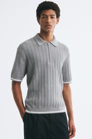 H&M Relaxed-fit Half-zip Polo Shirt