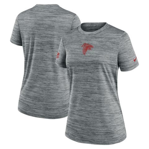 Women's Nike Gray Atlanta Falcons Sideline Velocity Performance T-Shirt
