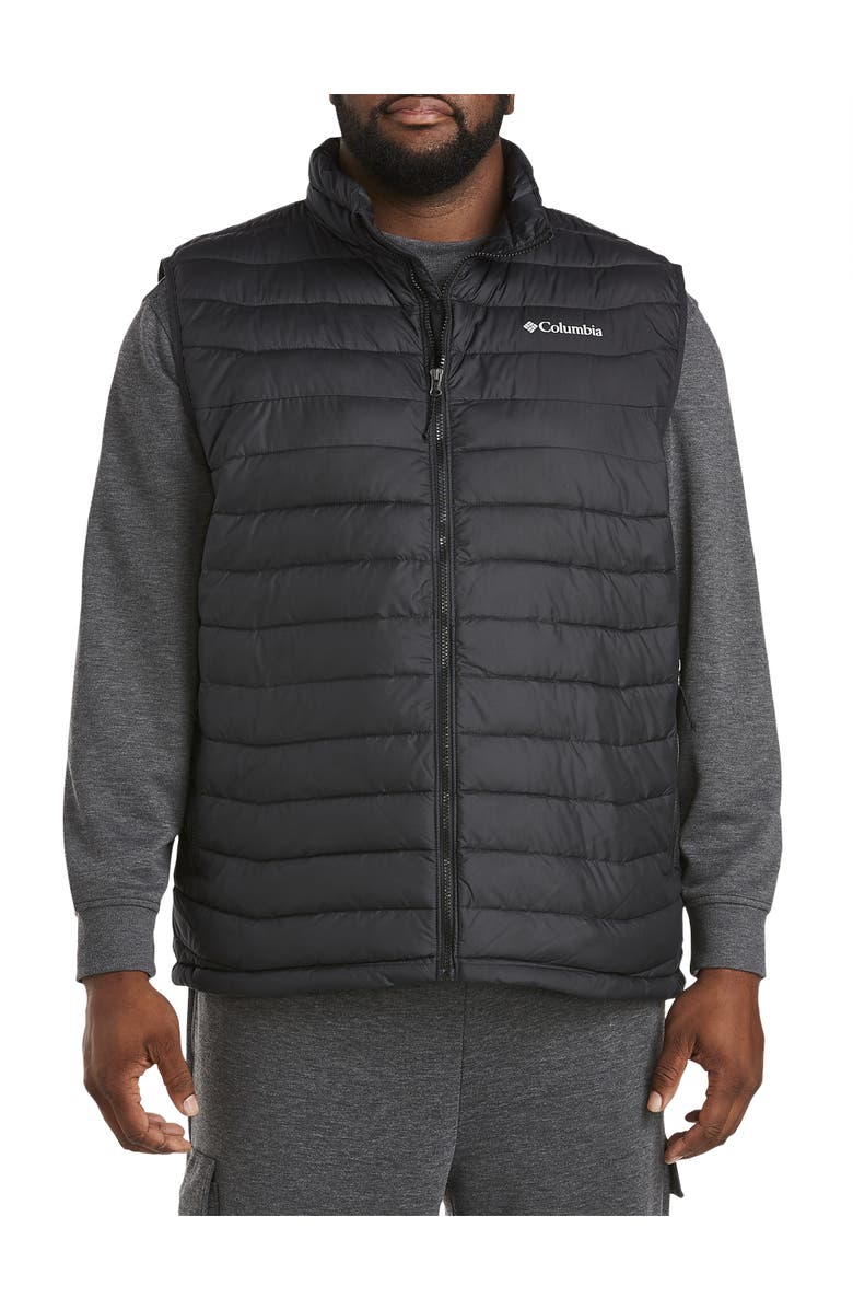 Columbia Big & Tall Powder Lite Quilted Vest, Alternate, color, Black