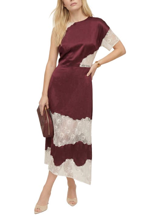 Selma Lace Insert Maxi Dress
