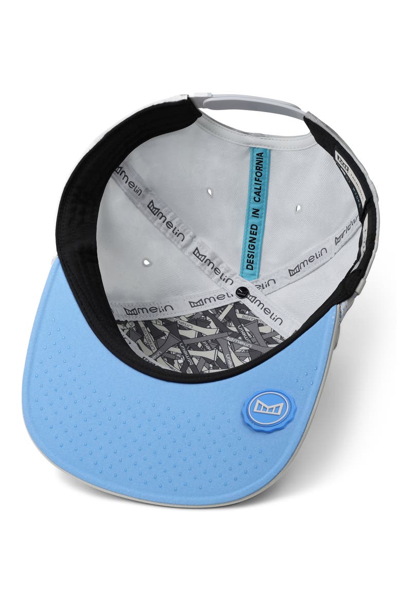 Trenches Links Drive Hydro Snapback Cap, Alternate, color, SKY/ LIGHT GREY