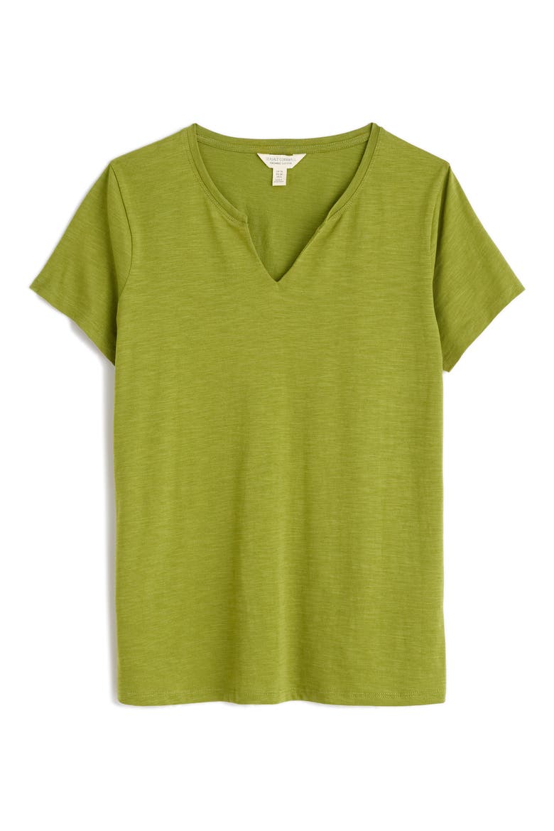 Kellow Organic Cotton T-Shirt, Alternate, color, DARK CITRON