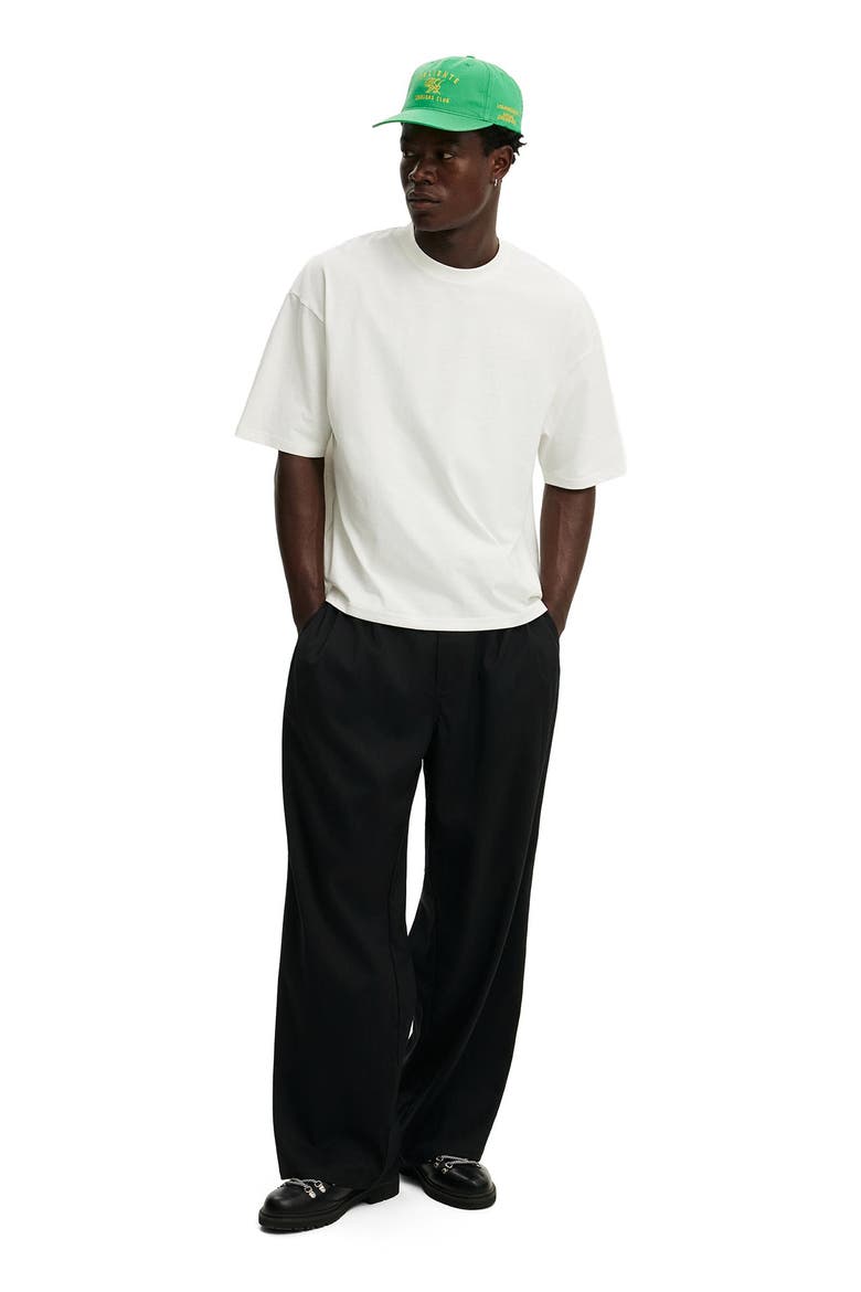 Men's Cropped Fit T-Shirt, Alternate, color, Vintage White