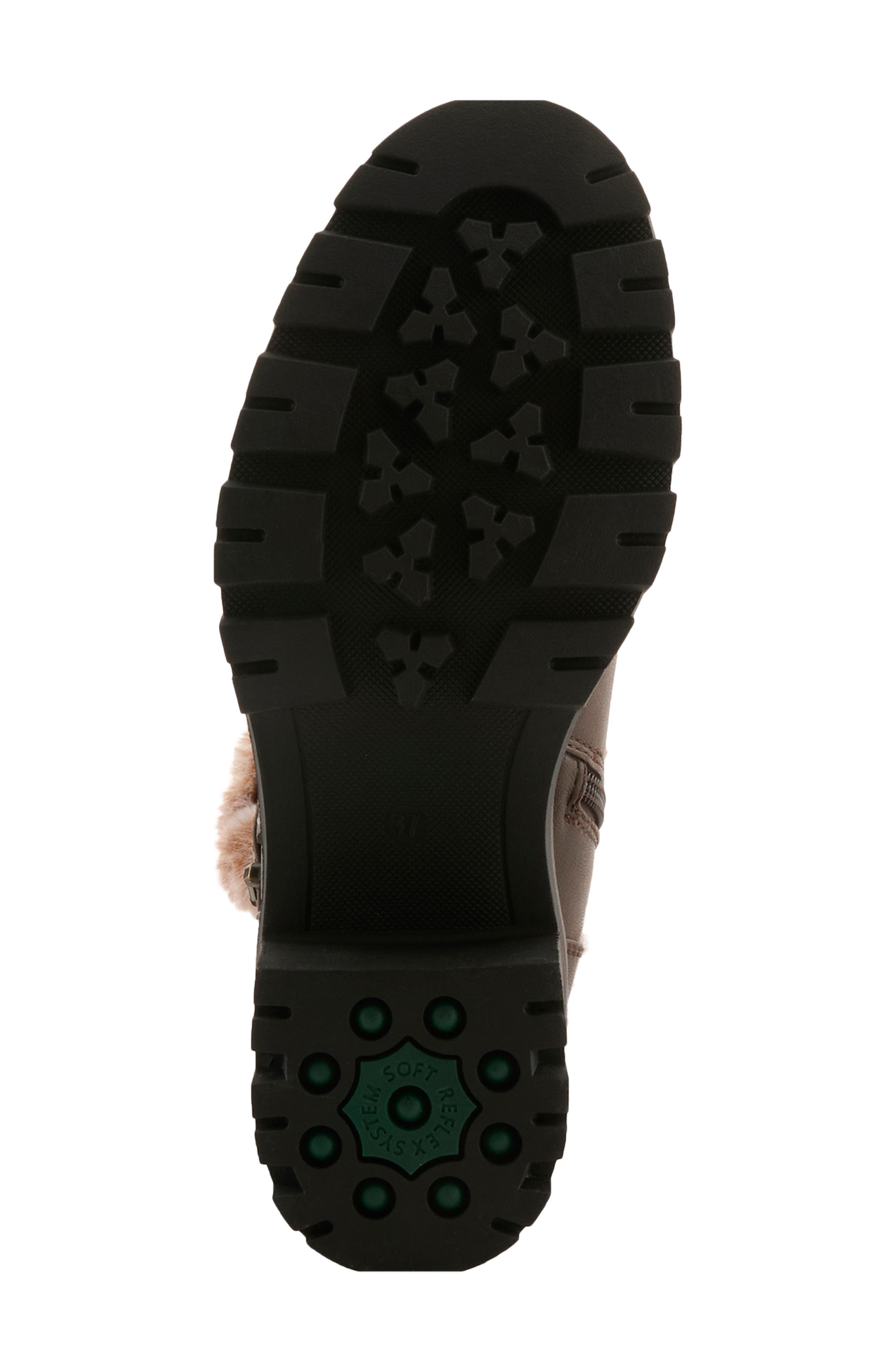 Beartrak Faux Leather Bootie, Alternate, color, DARK BROWN