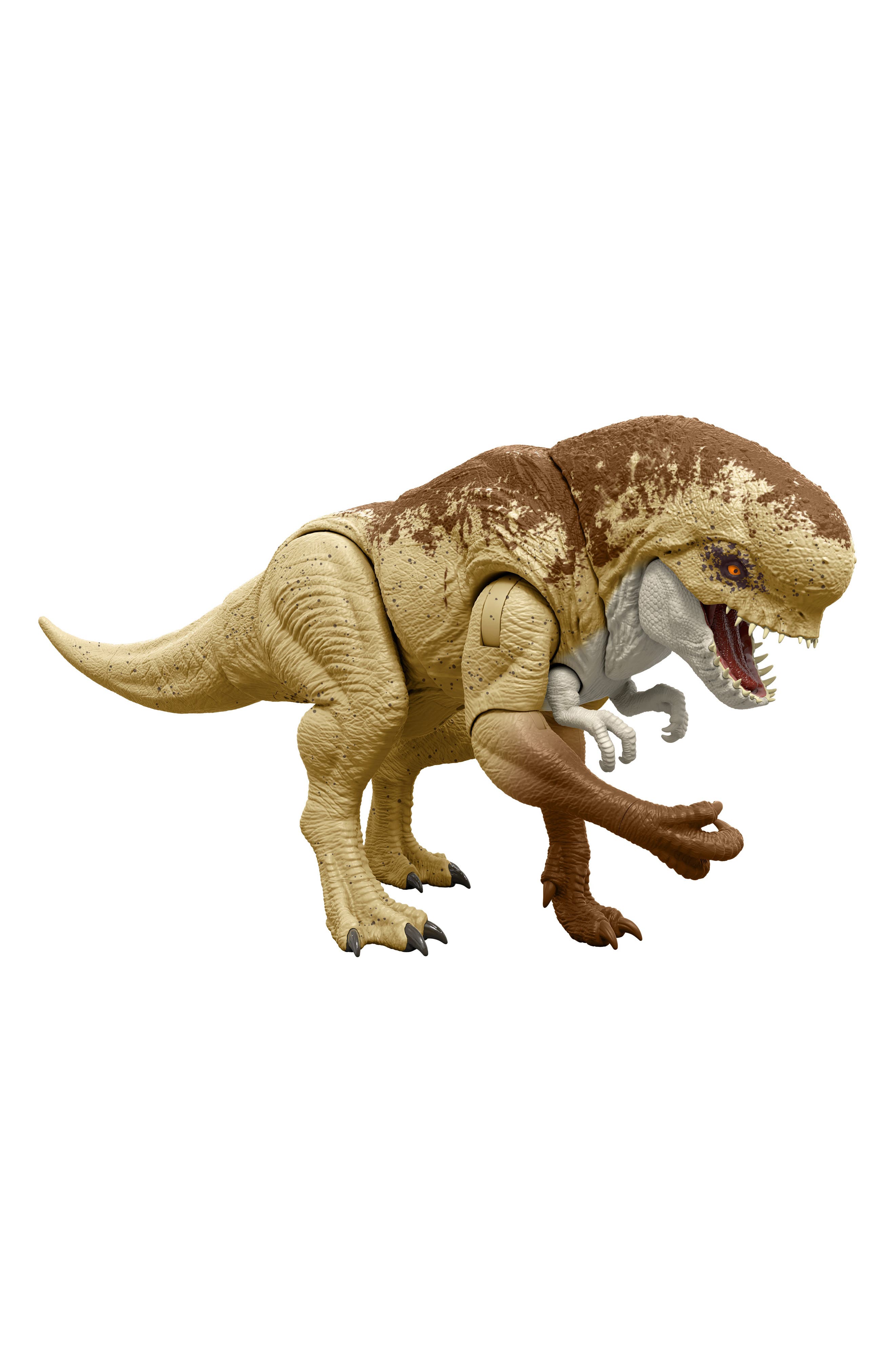 JURASSIC WORLD Rumble 'N Rampage Distortus Rex Action Figure in None 