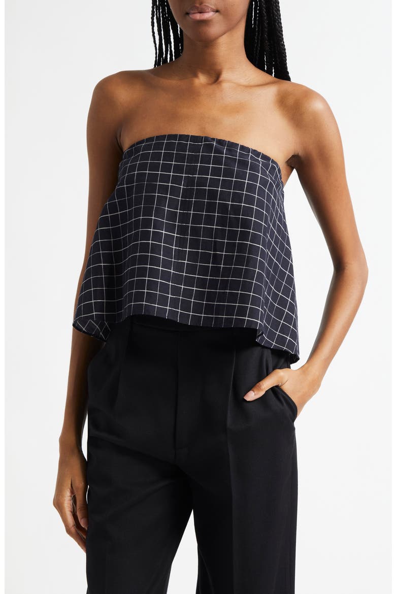 Windowpane Camisole, Alternate, color, BLACK/ CREAM