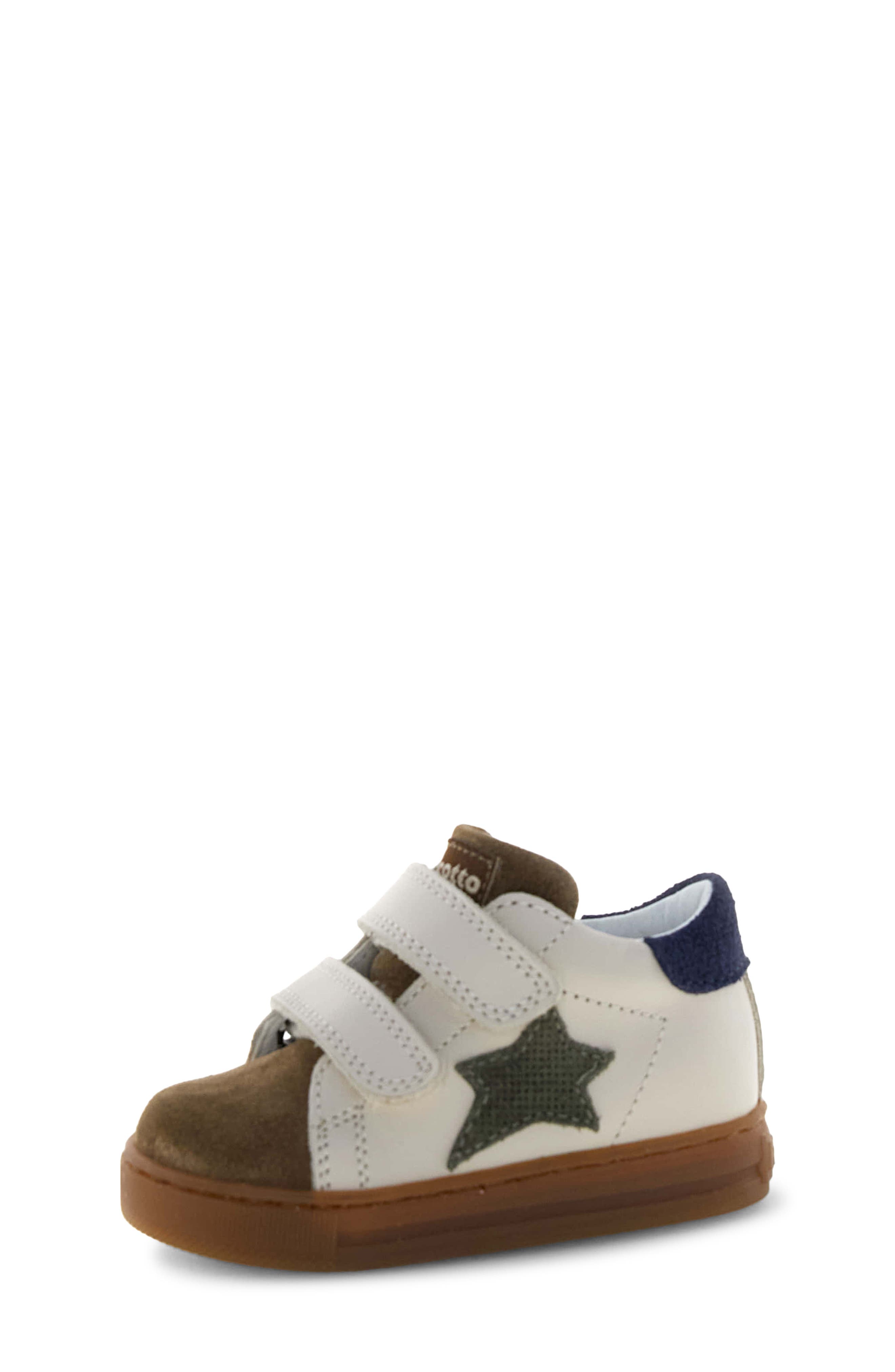 Kids' Falcotto Sasha Leather Sneaker, Main, color, WHITE SASHA