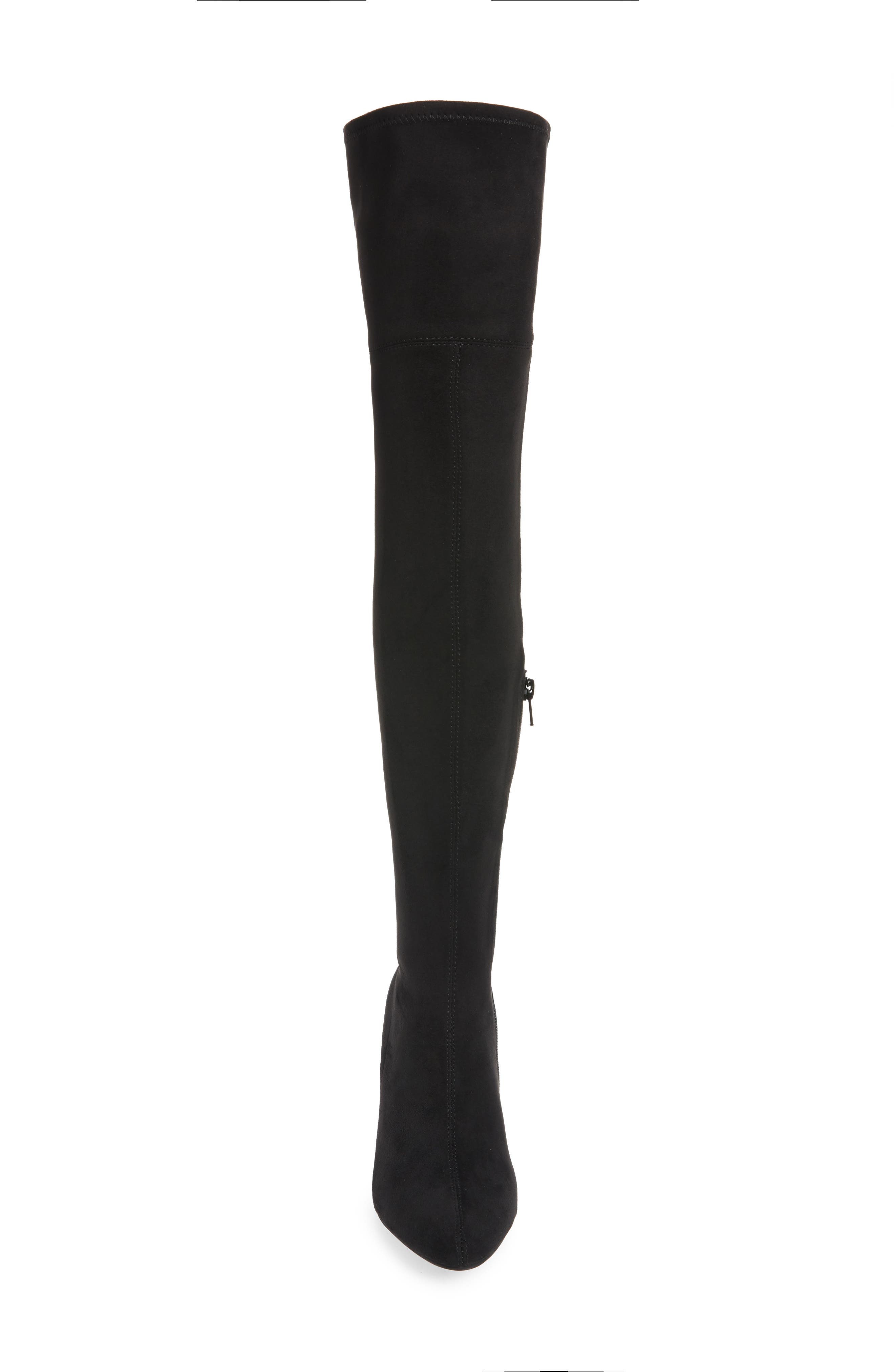 Jeffrey Campbell Parisah Over the Knee Boot, Alternate, color, Black Suede