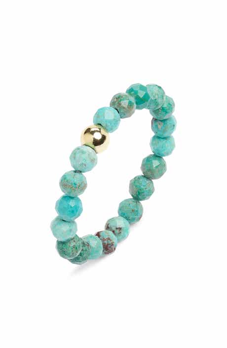 Emily Amazonite Stretch Ring