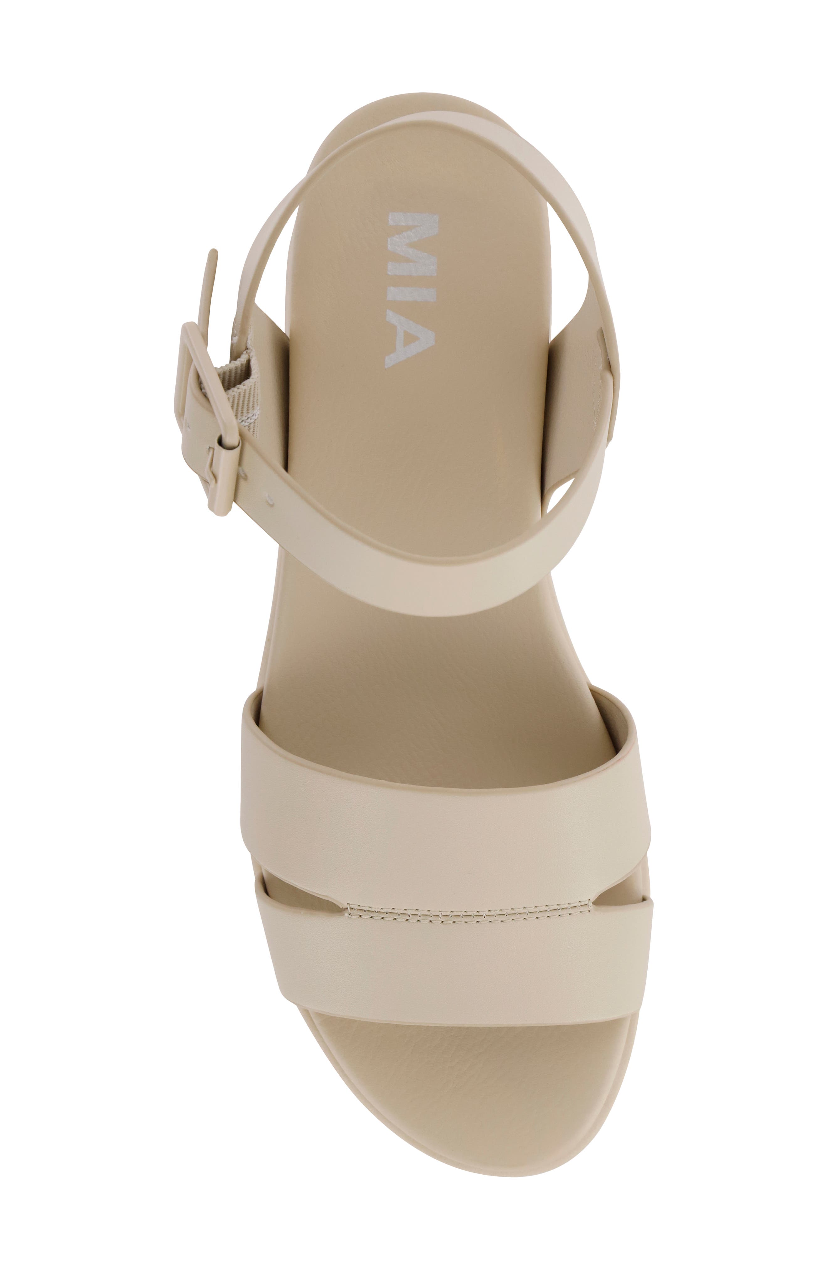 MIA Maya Platform Sandal, Alternate, color, Linen