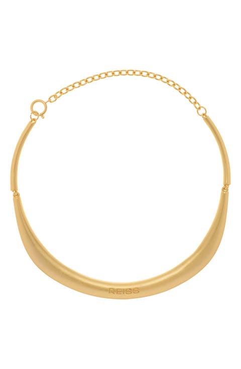 Poppy Polished Curve Collar Necklace