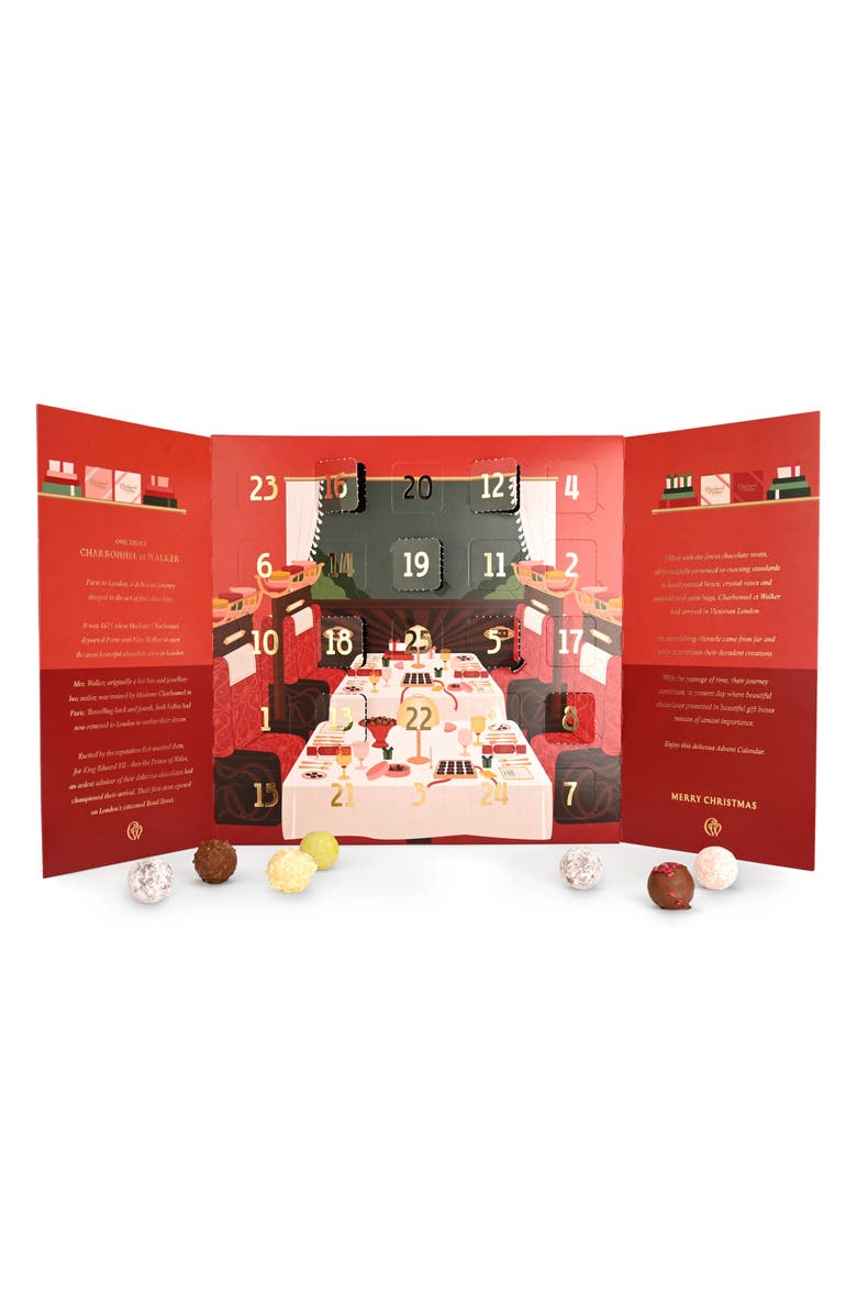 Charbonnel et Walker 1875 Grand Journey Chocolate & Truffle Advent Calendar, Main, color, 