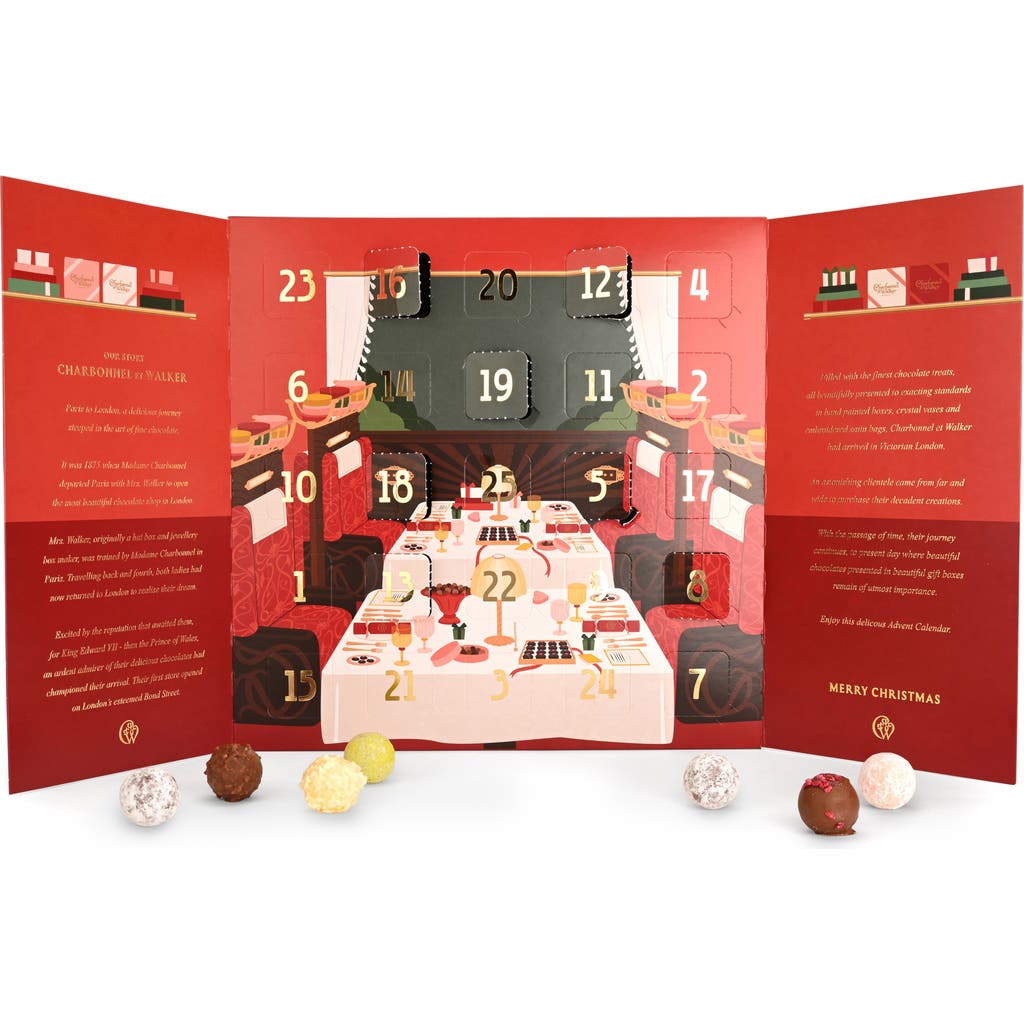 Charbonnel et Walker 1875 Grand Journey Chocolate & Truffle Advent Calendar in None  product