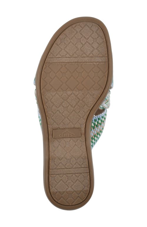 CLIFFS BY WHITE MOUNTAIN CLIFFS BY WHITE MOUNTAIN BLINDING SLIDE SANDAL 