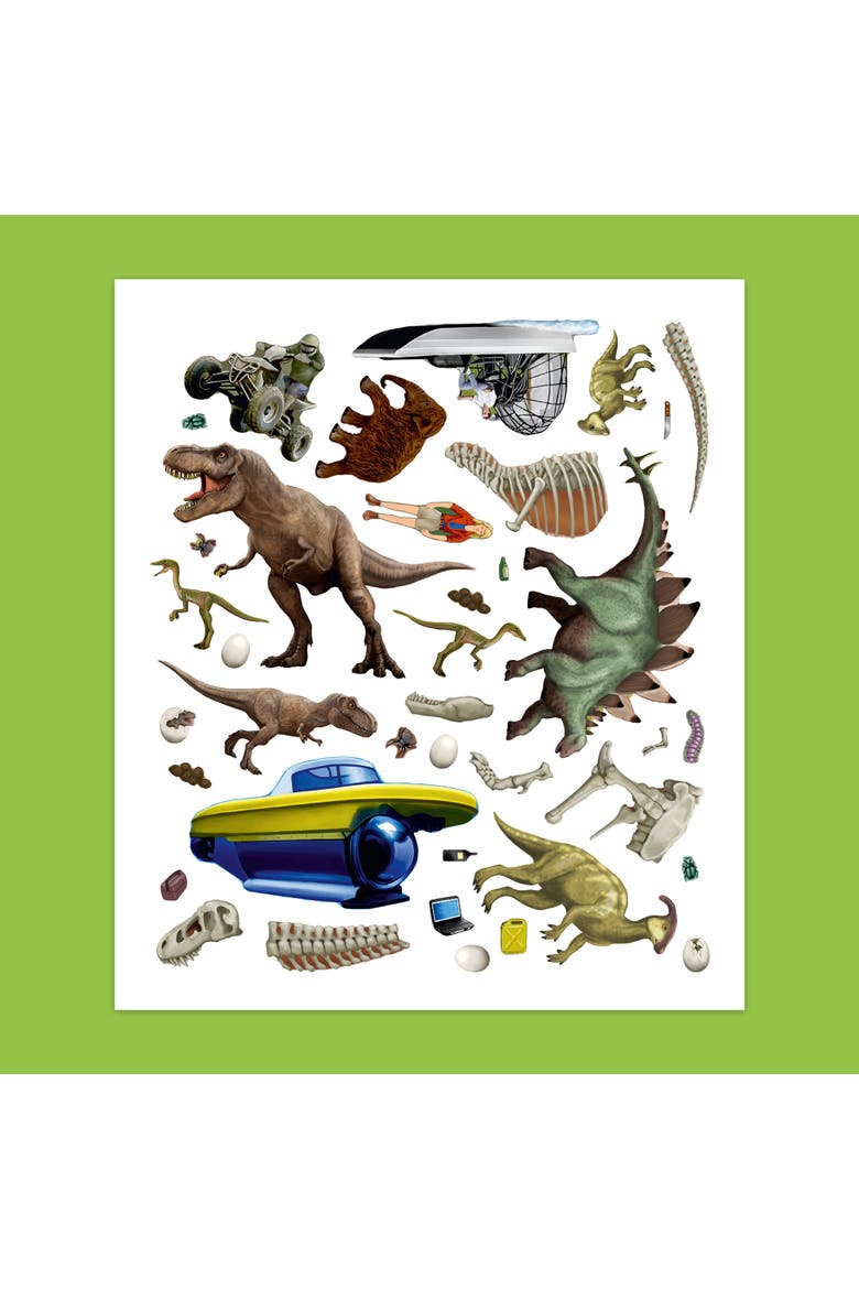 Panorama Sticker Book, Alternate, color, Multicolored
