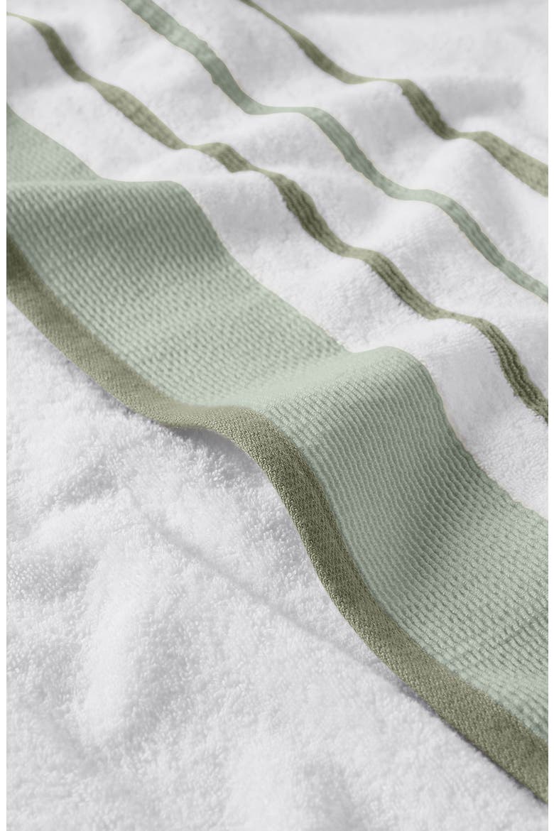 Luxurious Cotton 6-Piece Decorative Towel Set, Alternate, color, DESERT SAGE GREEN / MOSS GREEN