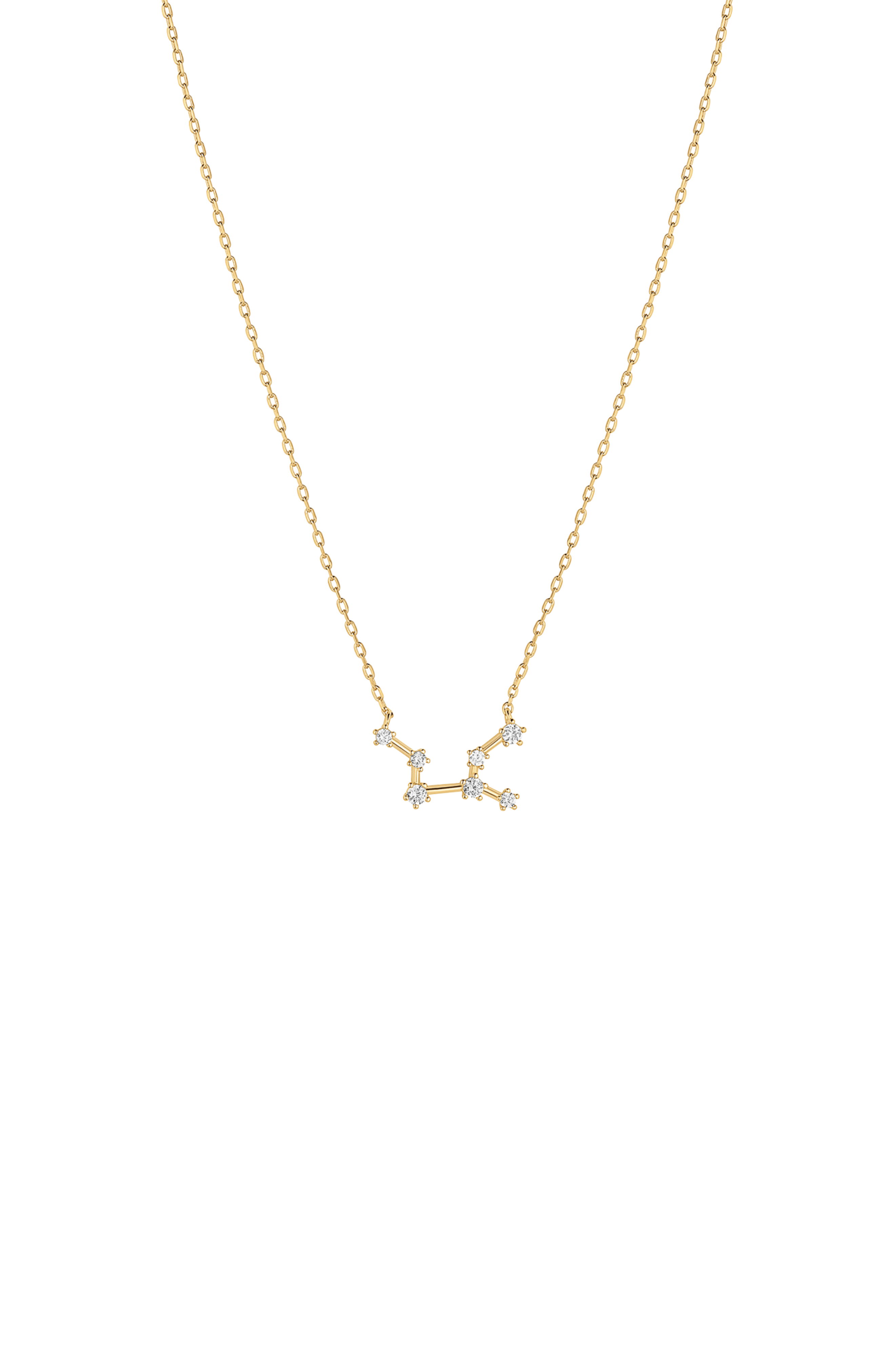 Bearfruit Jewelry 14k Gold Constellation Zodiac Necklace, 12 Zodiac Constellation Holiday Gift Idea