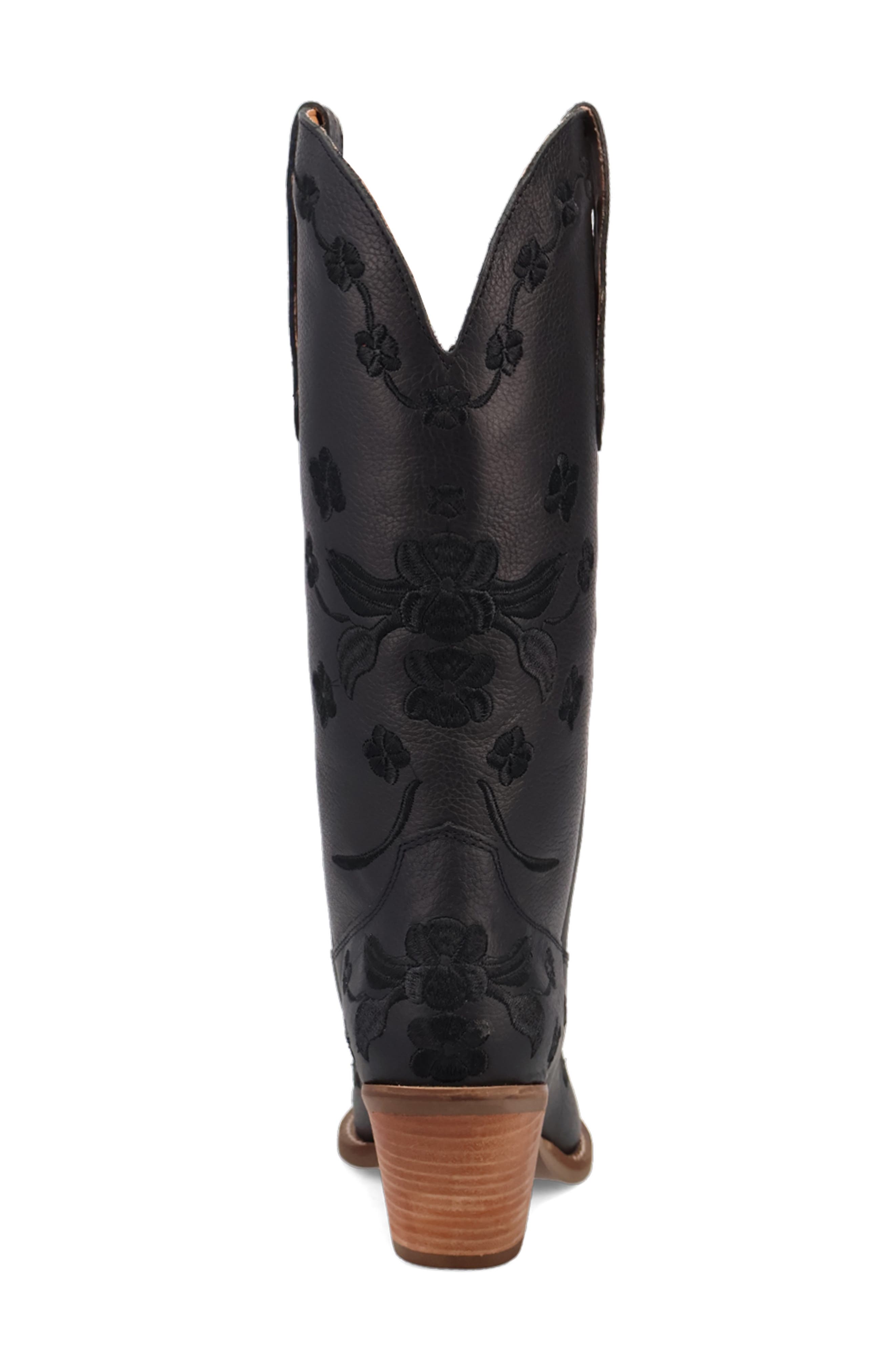 Dingo Love Bug Western Boot, Alternate, color, Black
