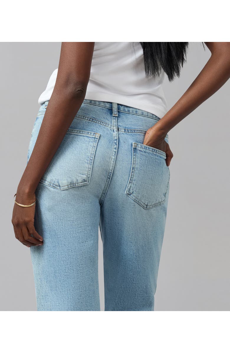 Lola Denim Denver High Rise Straight Jeans, Alternate, color, Whimsy Blue