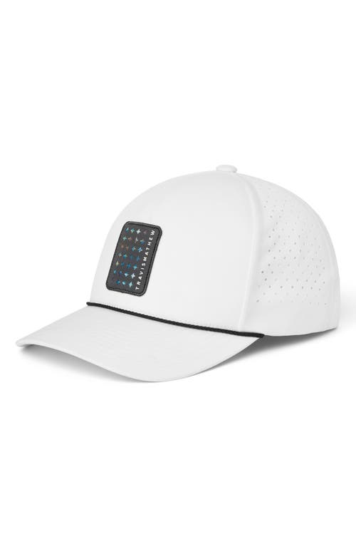 Travismathew Welcome Tour Baseball Cap In White