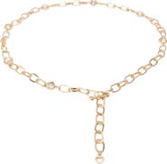 Kate Spade New York Faux Pearl & Heart Chain Belt