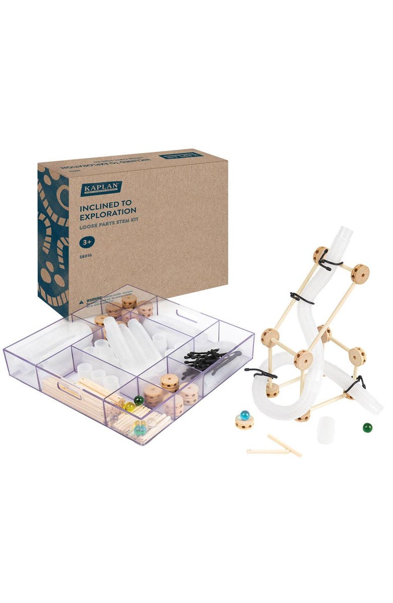Kaplan Early Learning Company Inclined to Exploration Loose Parts STEM Kit, Main, color, Multicolored