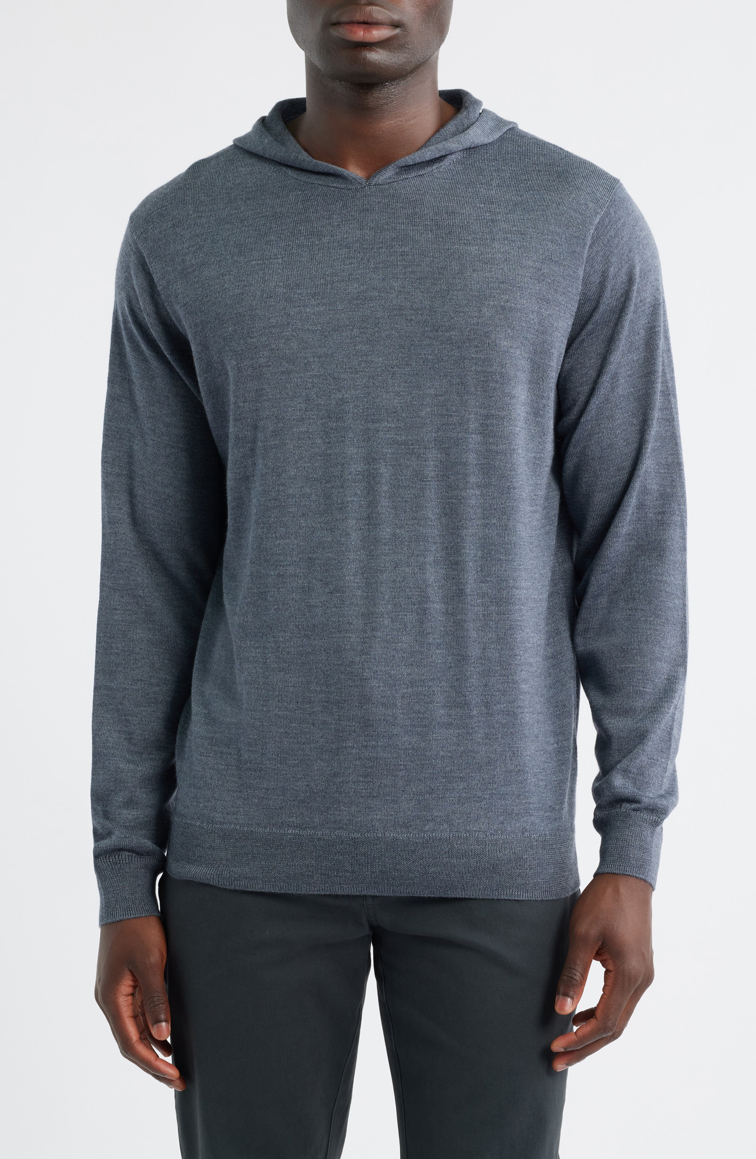 Peter Millar Autumn Crest Merino Wool Blend Hooded Sweater