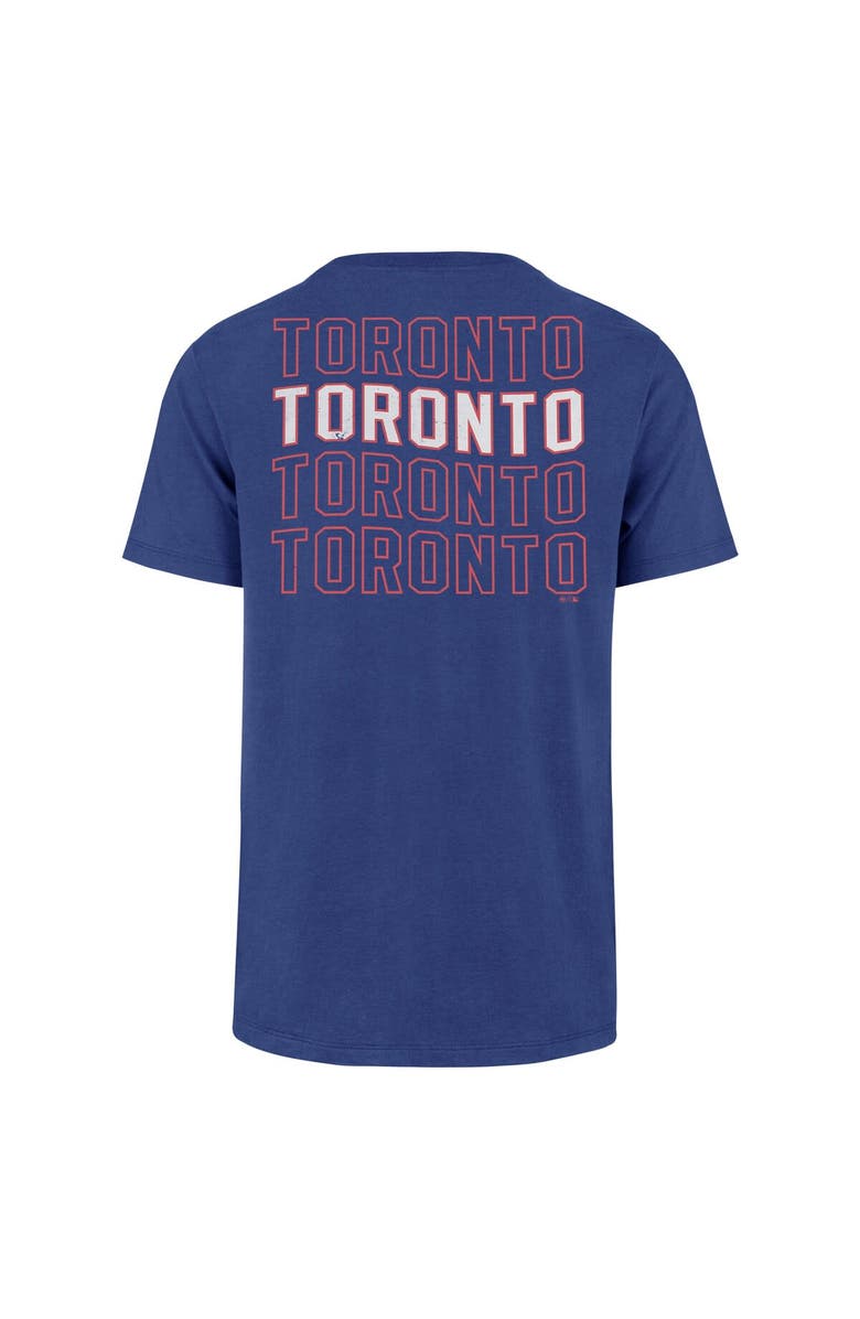 '47 Men's '47 Royal Toronto Blue Jays Hang Back Franklin T-Shirt, Alternate, color, Royal