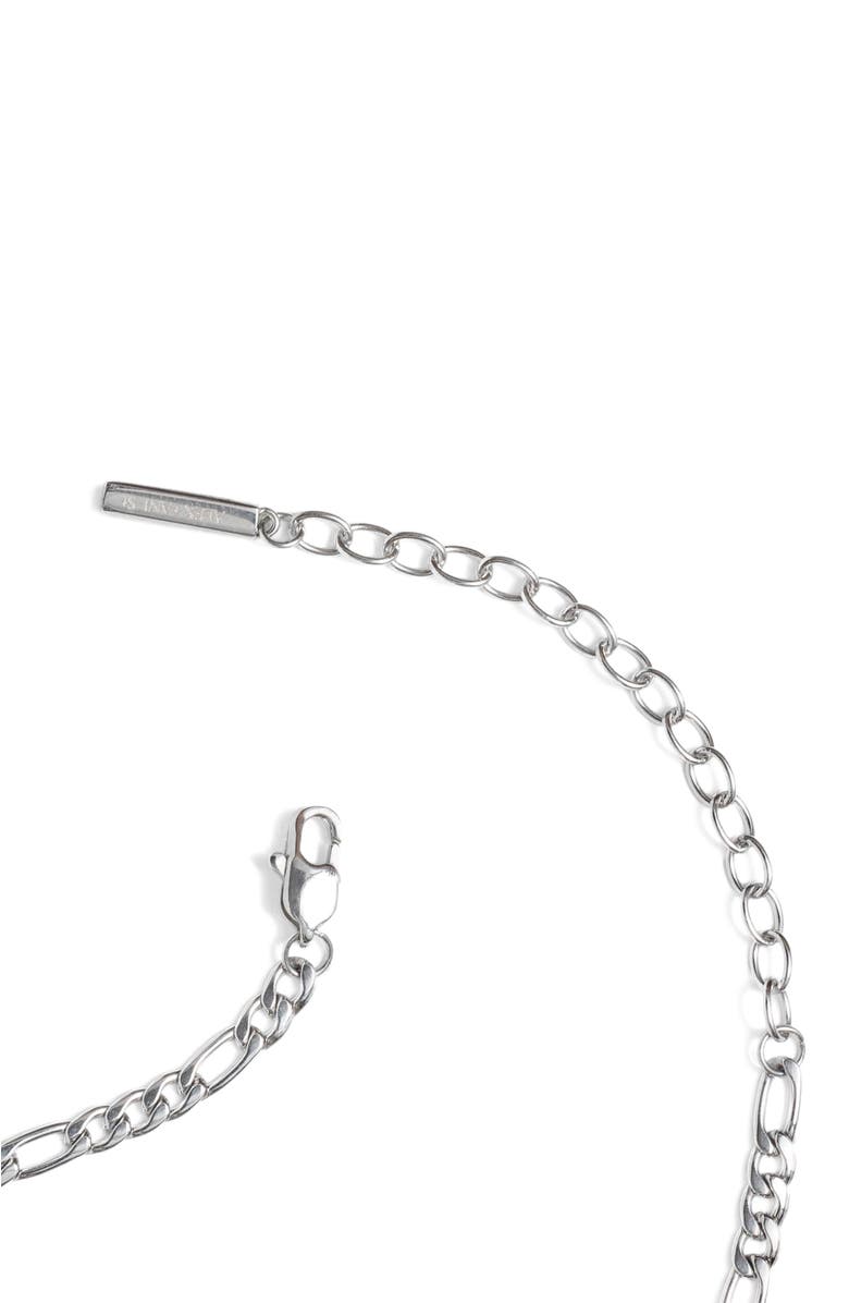 Alex and Ani Figaro Charm Layering Necklace, Alternate, color, Silver