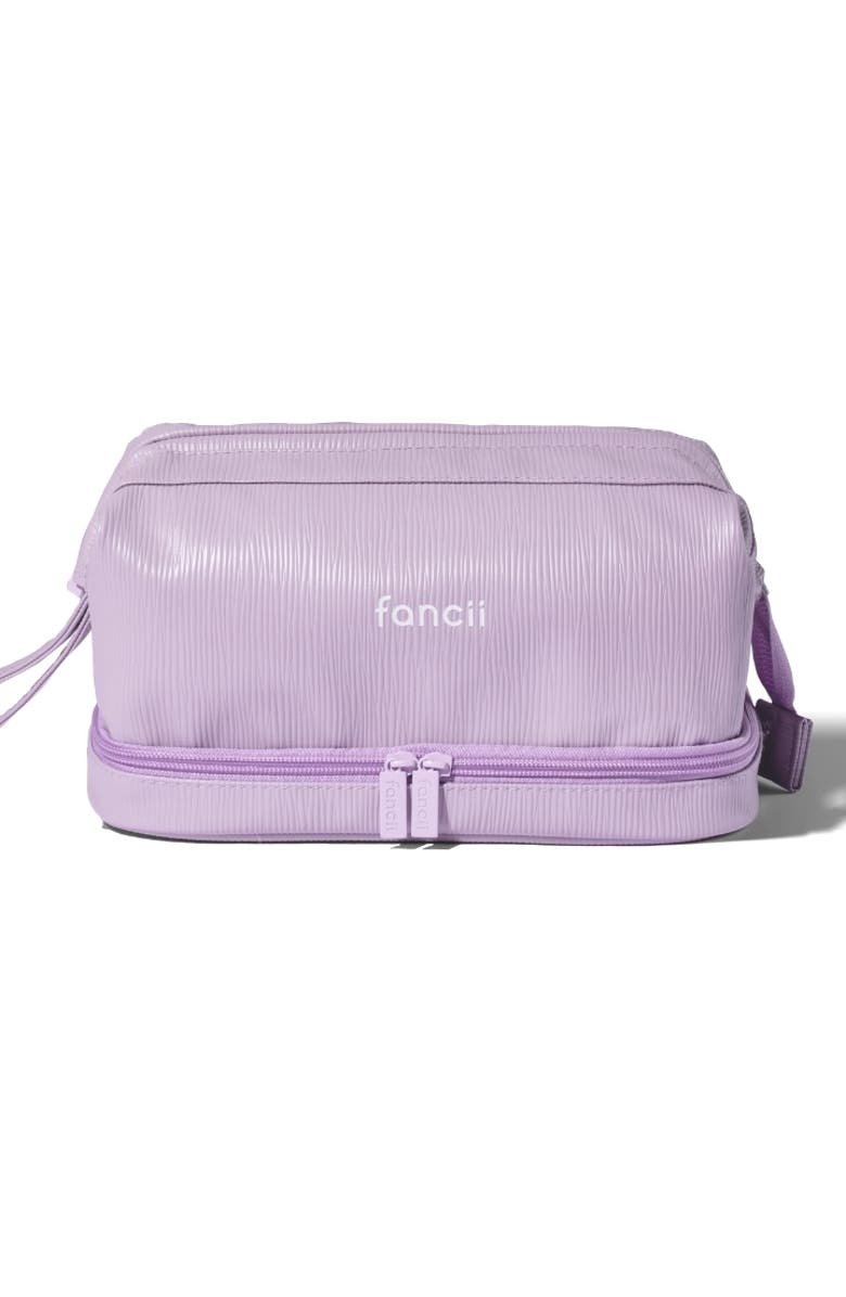 FANCII Macy Makeup Bag, Main, color, Purple